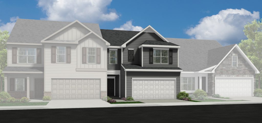 Emory Elv A - 2 Story Townhouse Plans in GA