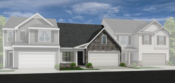 Waterford Elv A - 2 Story Townhouse Plans in GA