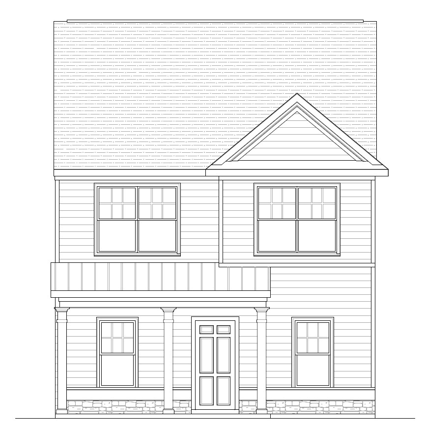 Addison 2 Story House Plans in GA Piedmont Residential