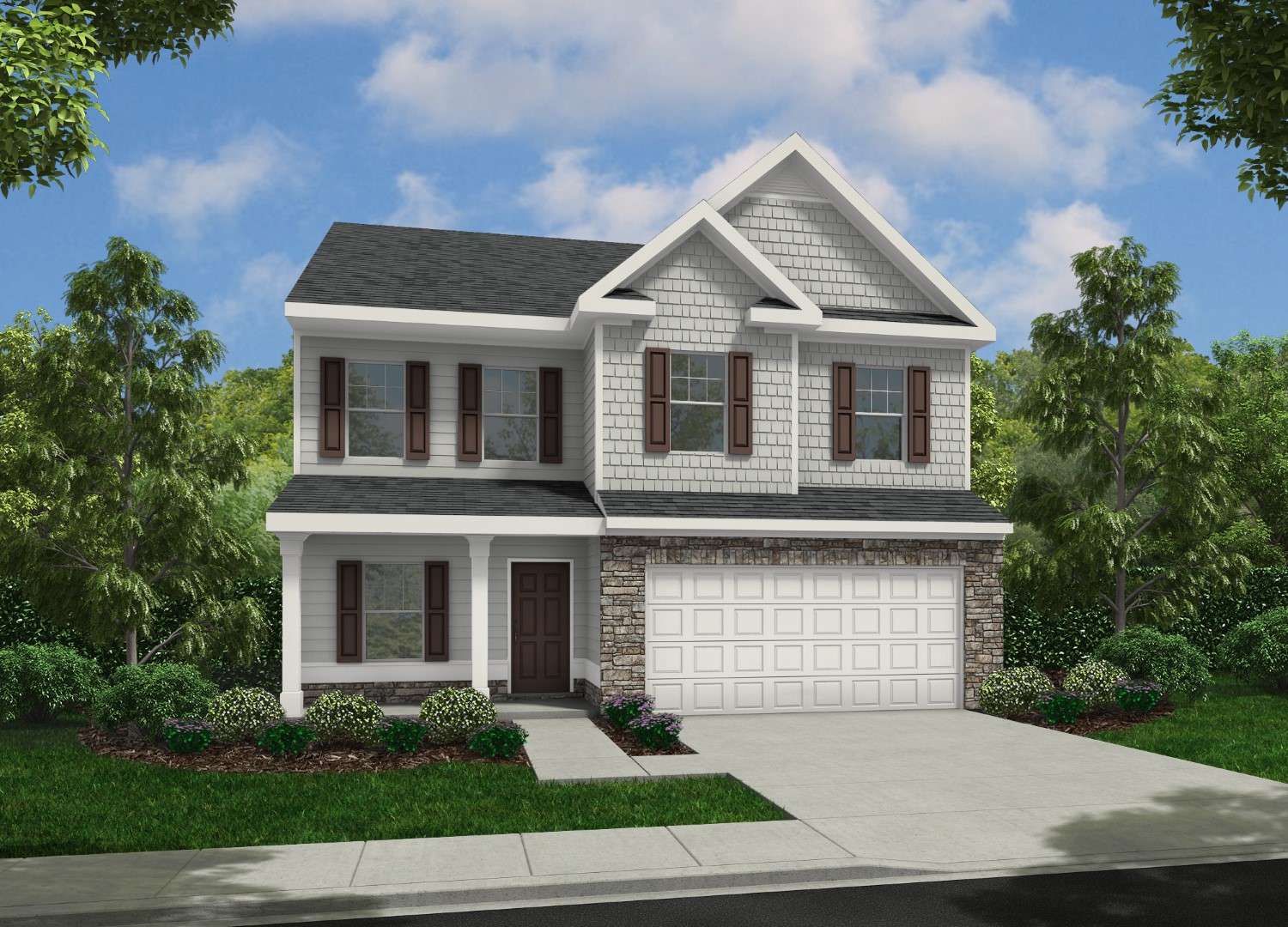 Turnbridge - 2 Story House Plans in GA