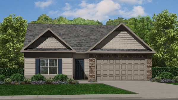 Primrose Elv A - Single Story House Plans in GA