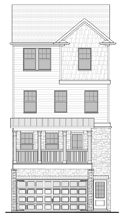 Bradford UNit A - 3 Story Townhouse Plans in GA